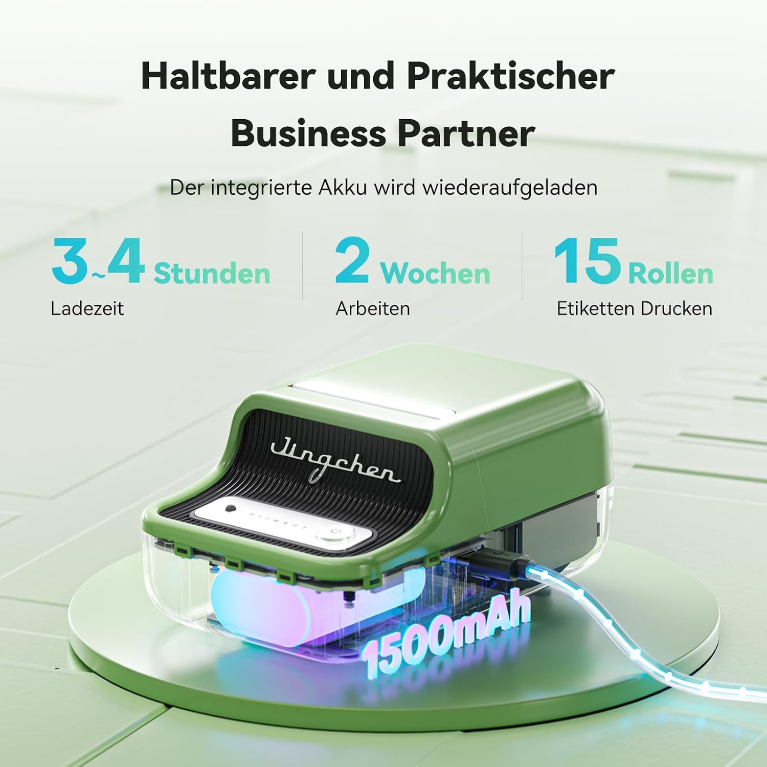 Detalle de NIIMBOT B21 Etikettendrucker Selbstklebe Label Printer 256 GB đ