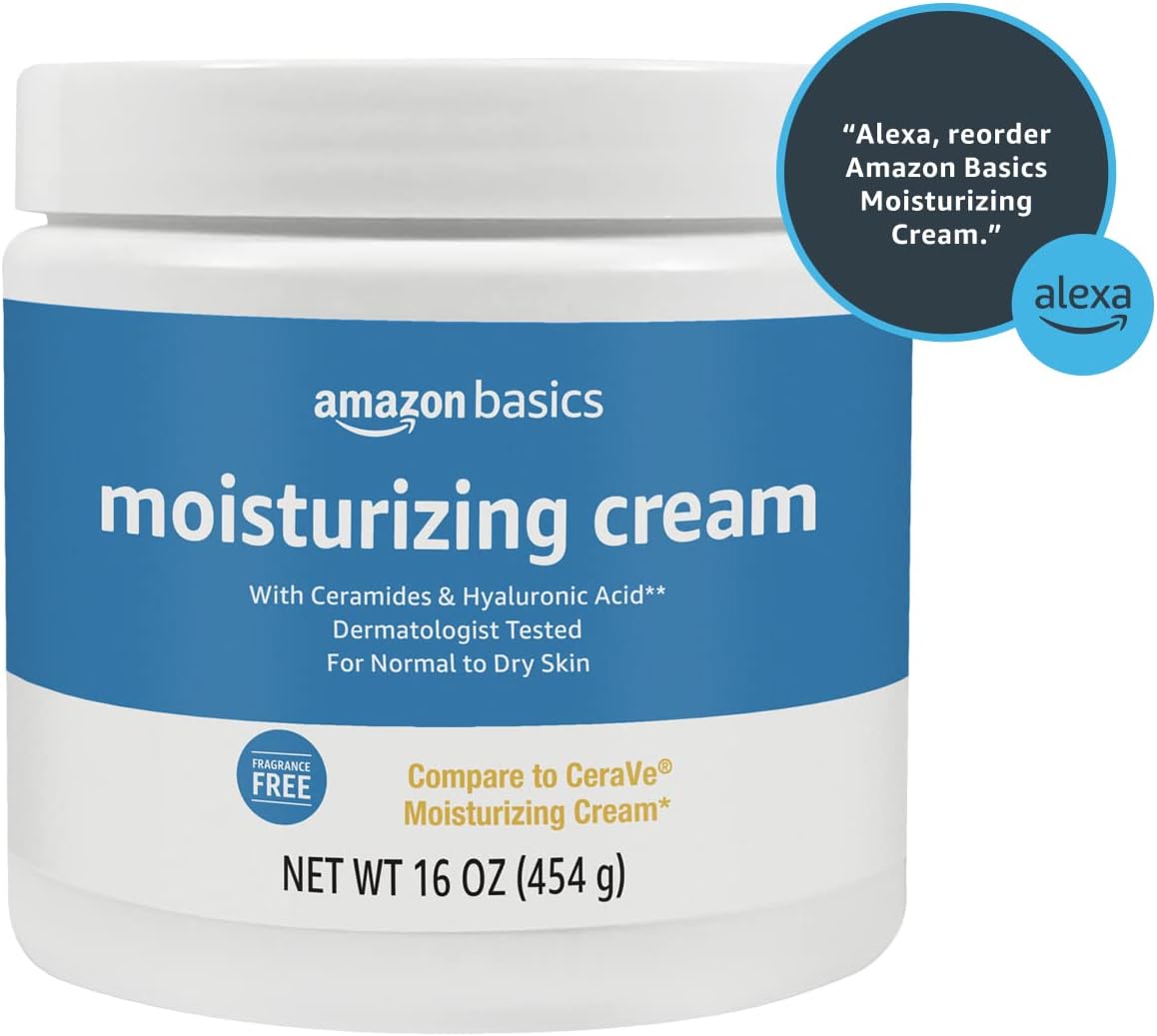 Thumbnail 5 de Amazon Basics Fragrance-Free Face & Dry Skin Moisturizer with Ceramides and Hyaluronic Acid (16 oz)