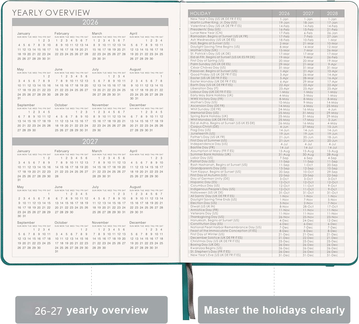 Thumbnail 4 de Academic Planner, 2026–2027