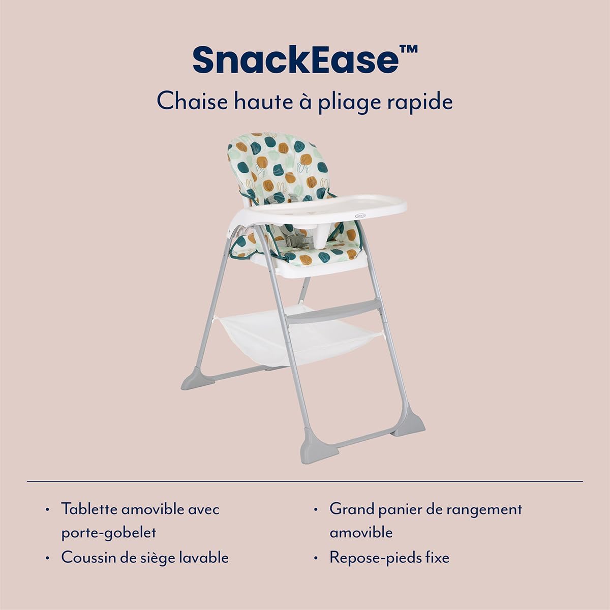 Detalle 2 de Graco SnackEase chaise haute 6 mois
