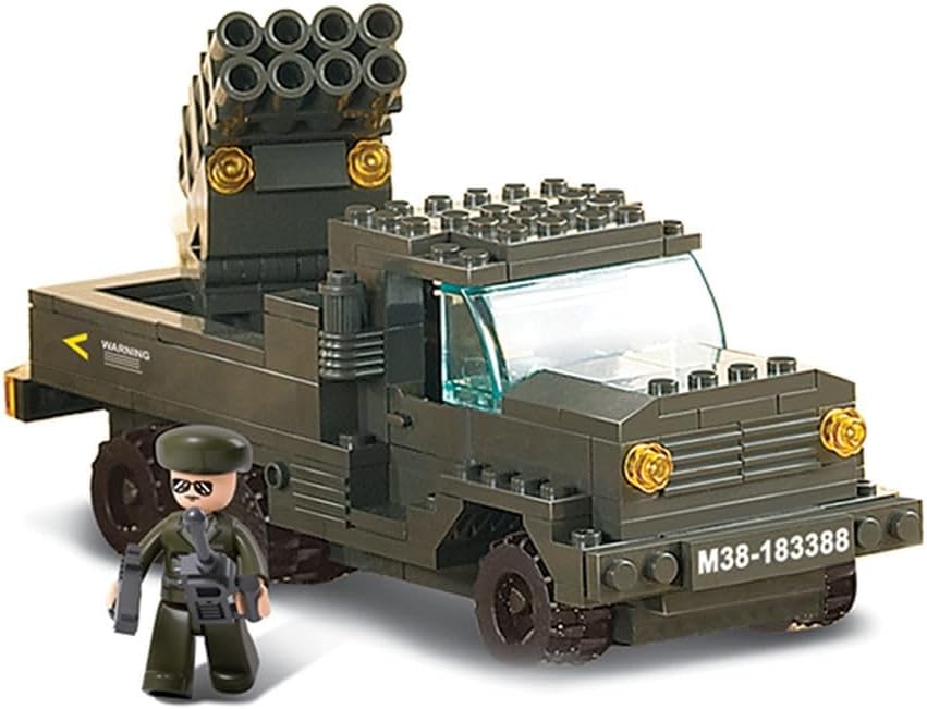 Detalle de Sluban M38-B6800 Army Field Battle Forces – zestaw klocków, 602 elementy