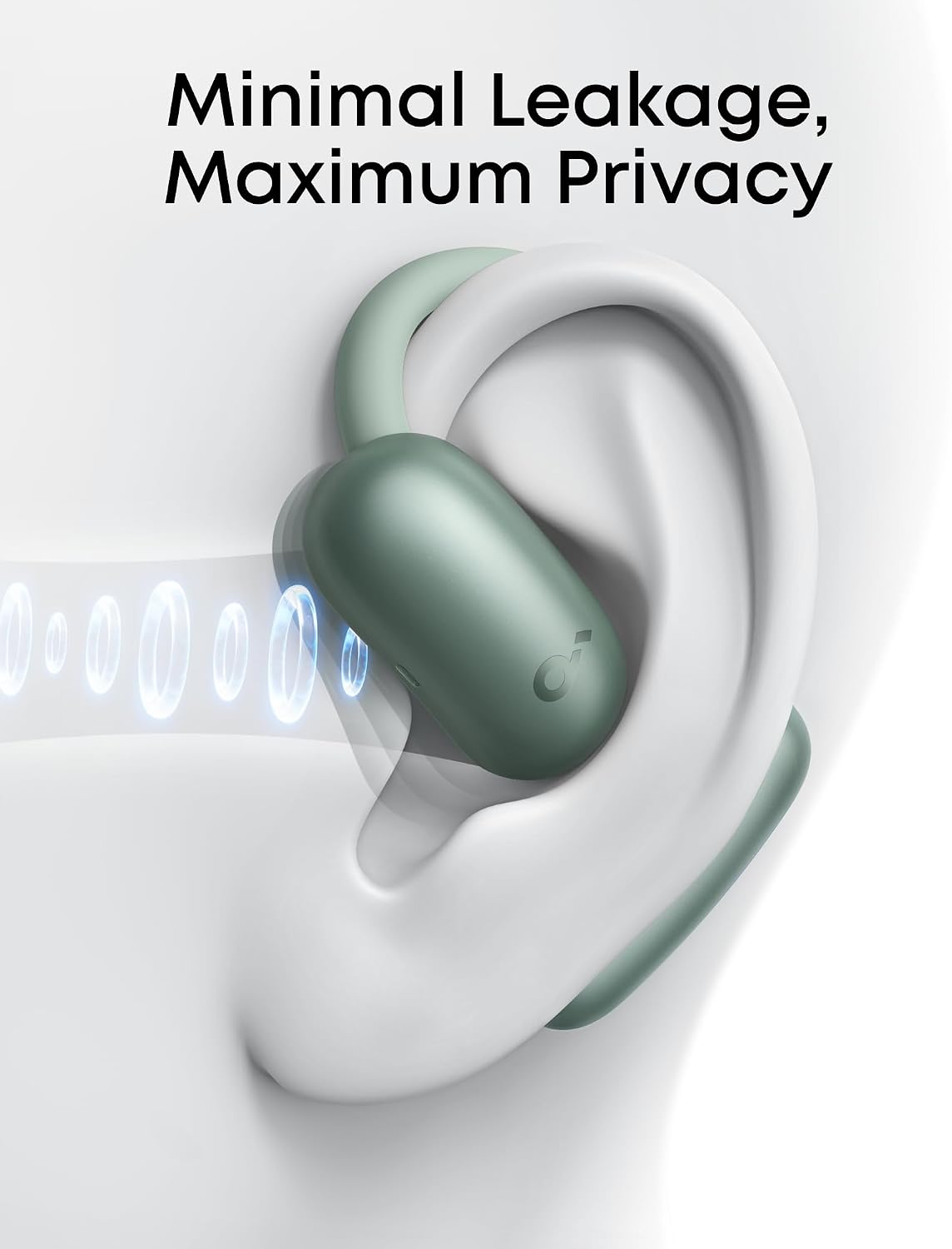 Detalle 1 de Soundcore AeroFit 2 A3874 Open-Ear Earbuds, Bluetooth 5.4, IP55, 42-Hour Playtime