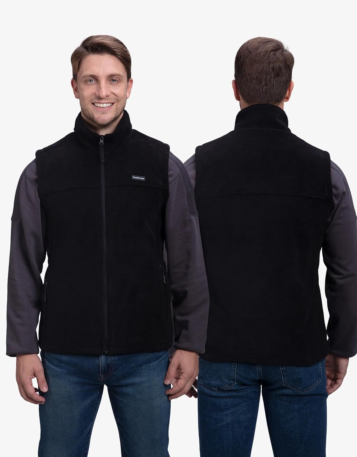 Detalle de Soleilwear Heated Vest for Men, 9 Heating Zones
