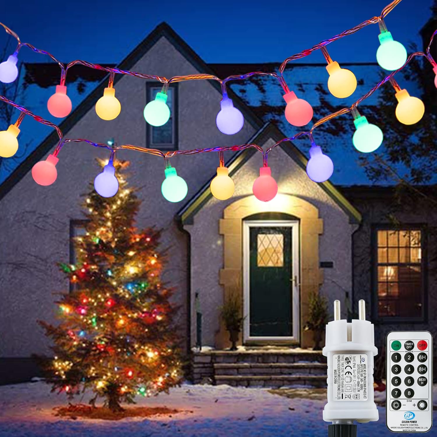 Thumbnail 6 de Augone LED Kugel Lichterkette 120, 15 m