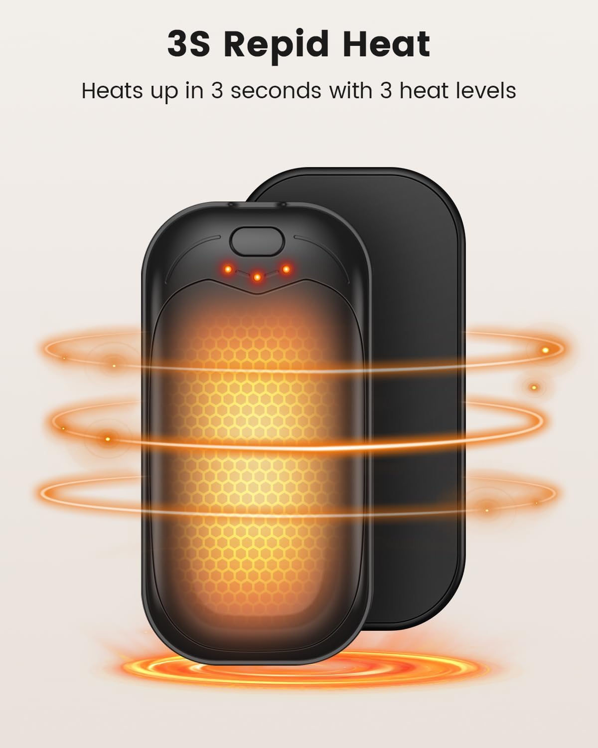 Detalle de gabless Hand Warmers 2-pack rechargeable pocket heaters