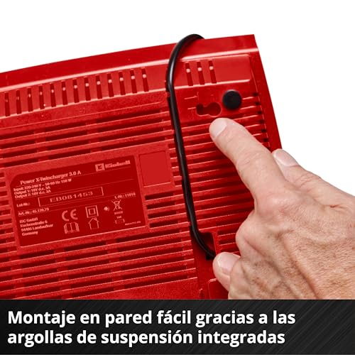 Thumbnail 10 de Einhell Power X-Change Starter Kit PXC 2X 4,0 Ah + Cargador Doble