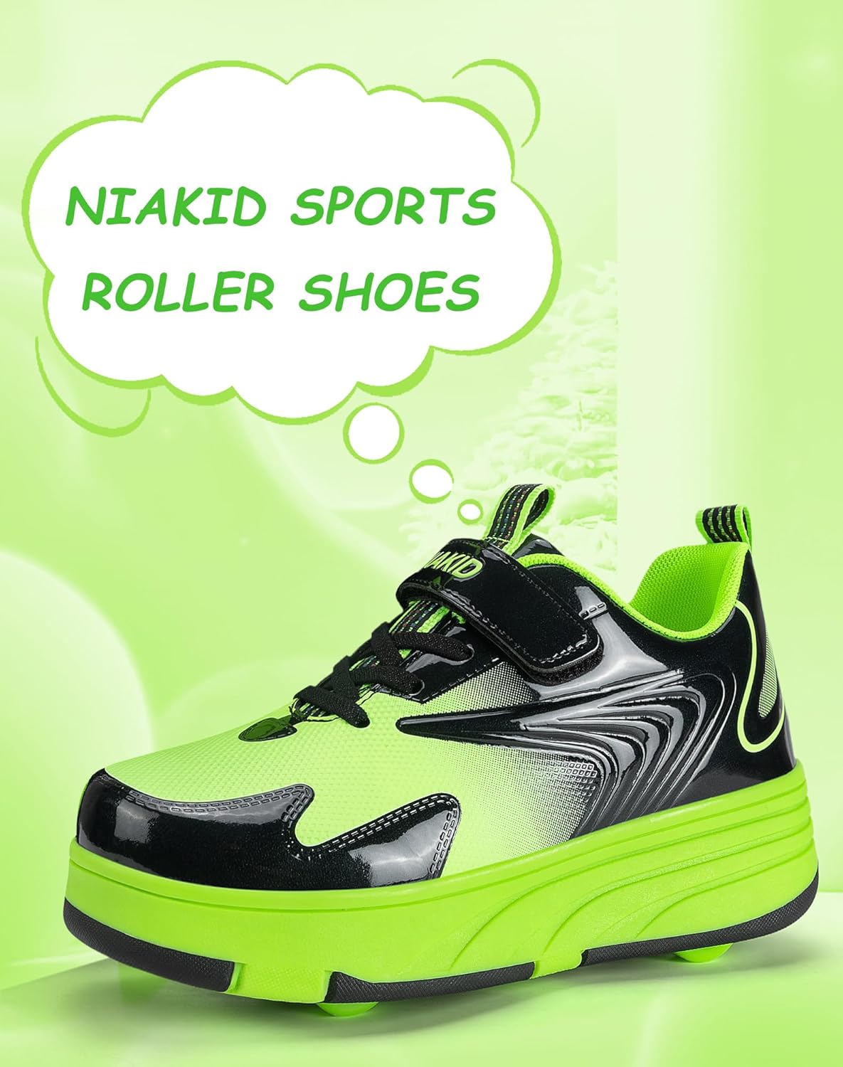 Thumbnail 4 de Niakid 4-Wheel Roller Skate Shoes for Kids – Stable, Adjustable, Versatile Fun