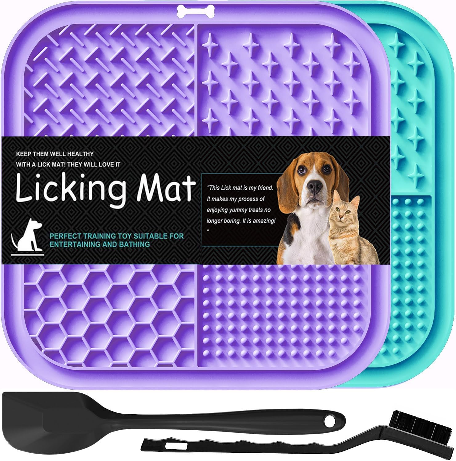 Detalle de Lesipee Leckmatte Langsamfütterer Hund & Katze