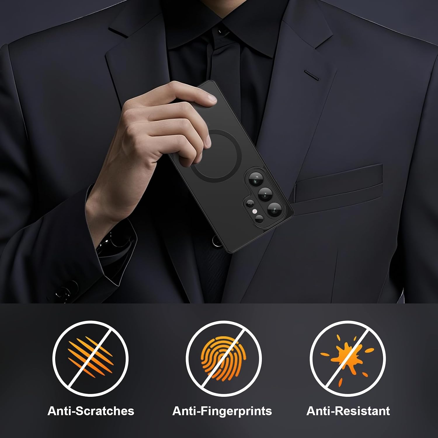 Thumbnail 6 de YNMEacc Magnetic Case for Samsung Galaxy S26 Ultra with Screen & Lens Protectors (6.9"), MagSafe Compatible