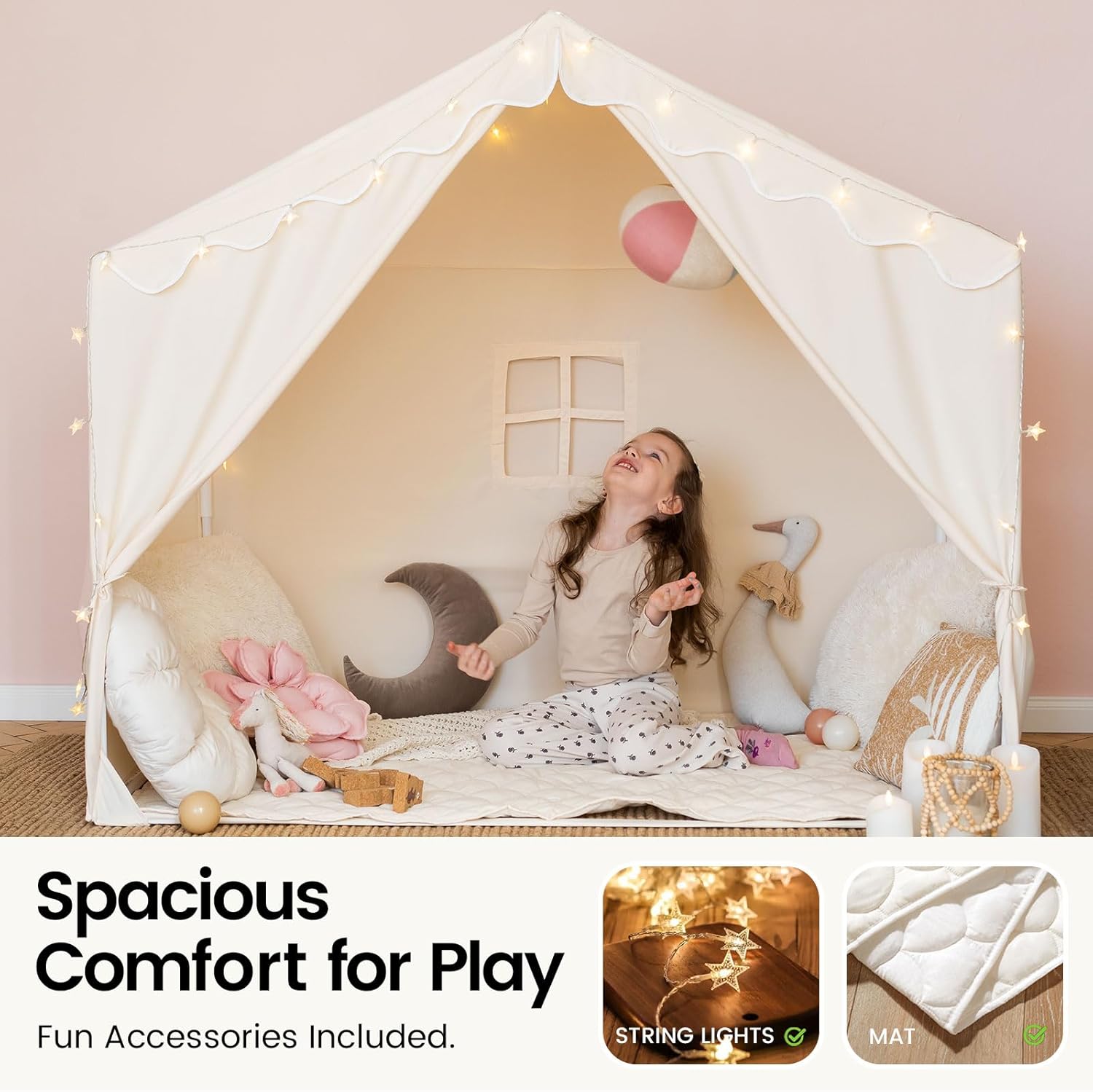 Detalle 2 de Tiny Land Kids Tent 57x36x52 🏕