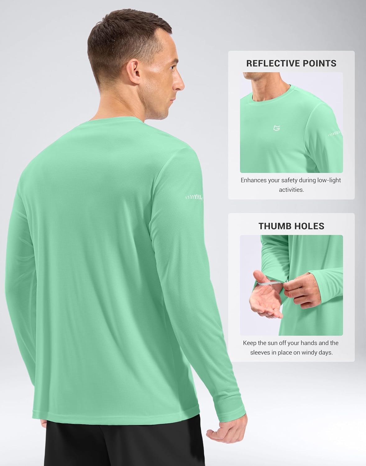 Detalle de Men's Sun Shirt UPF 50+