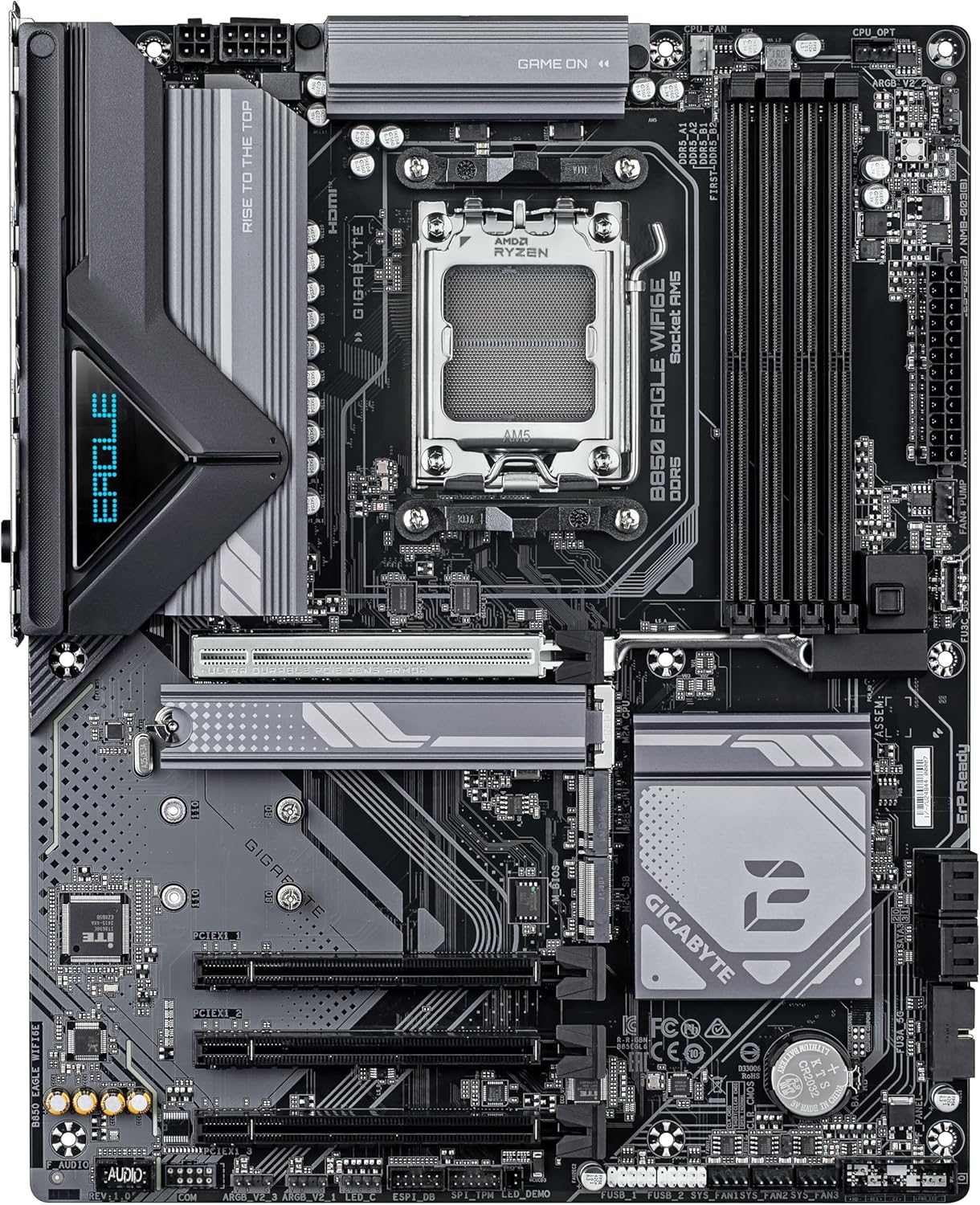 Thumbnail 1 de GIGABYTE B850 Eagle WIFI6E Mainboard für AMD Ryzen 9000 mit WiFi 6E und 8+2+2 Digital VRM