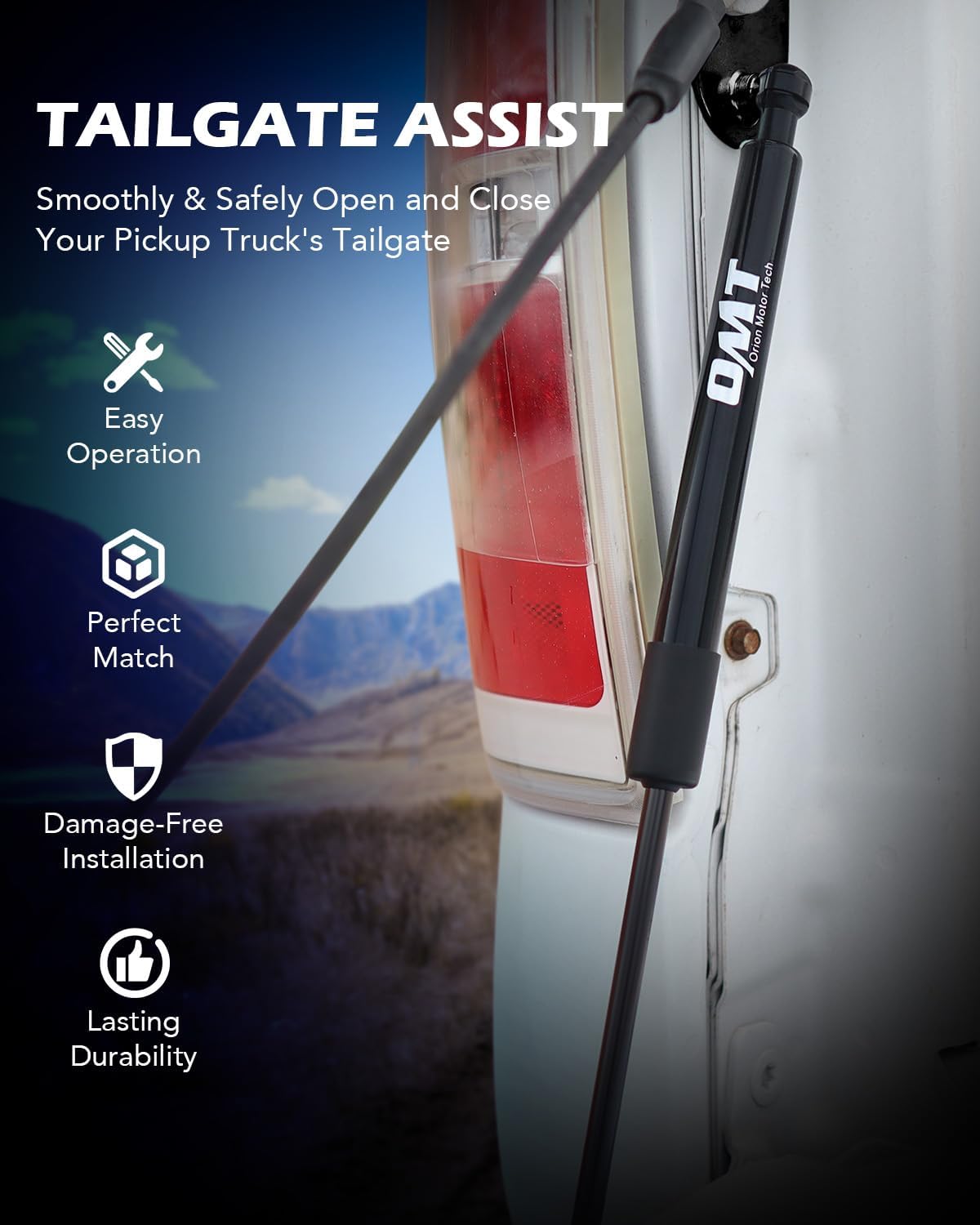 Detalle 2 de Orion Motor Tech Tailgate Assist 07-19 🚚