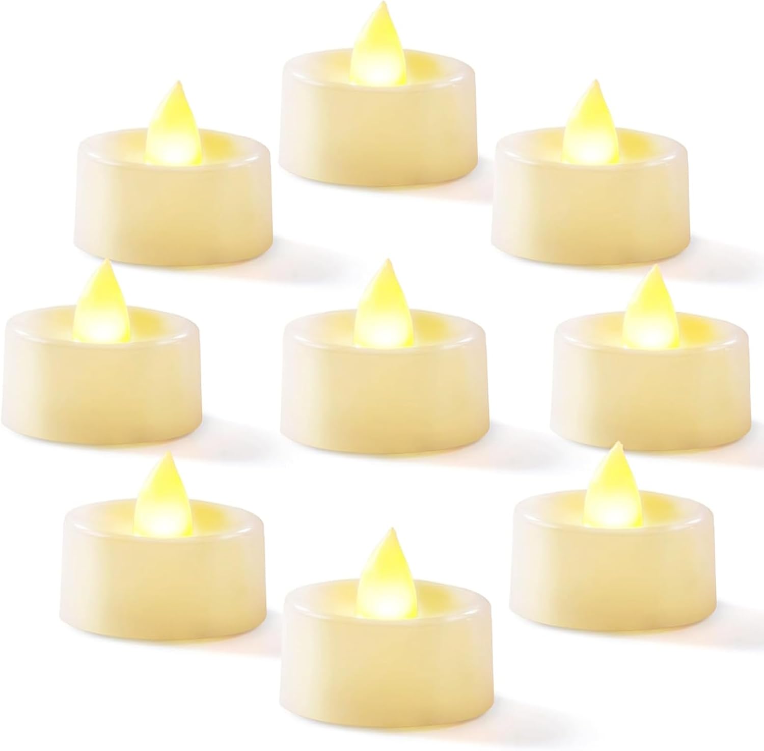 Thumbnail 6 de Homemory 2000 artificial rose petals with 24 red heart flameless battery tealights