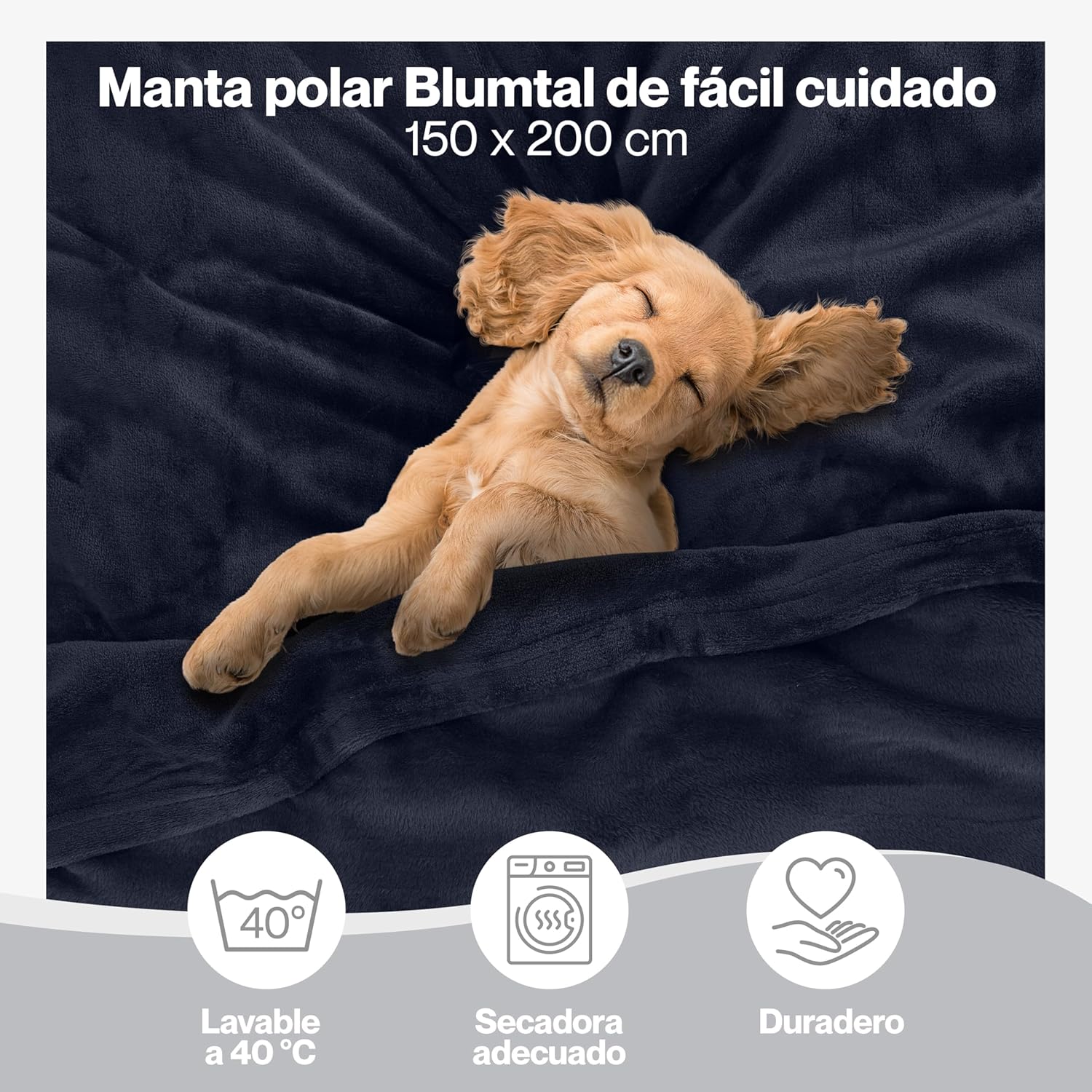 Thumbnail 2 de Blumtal Manta de Microfibra Acolchada para Sofá 🛋