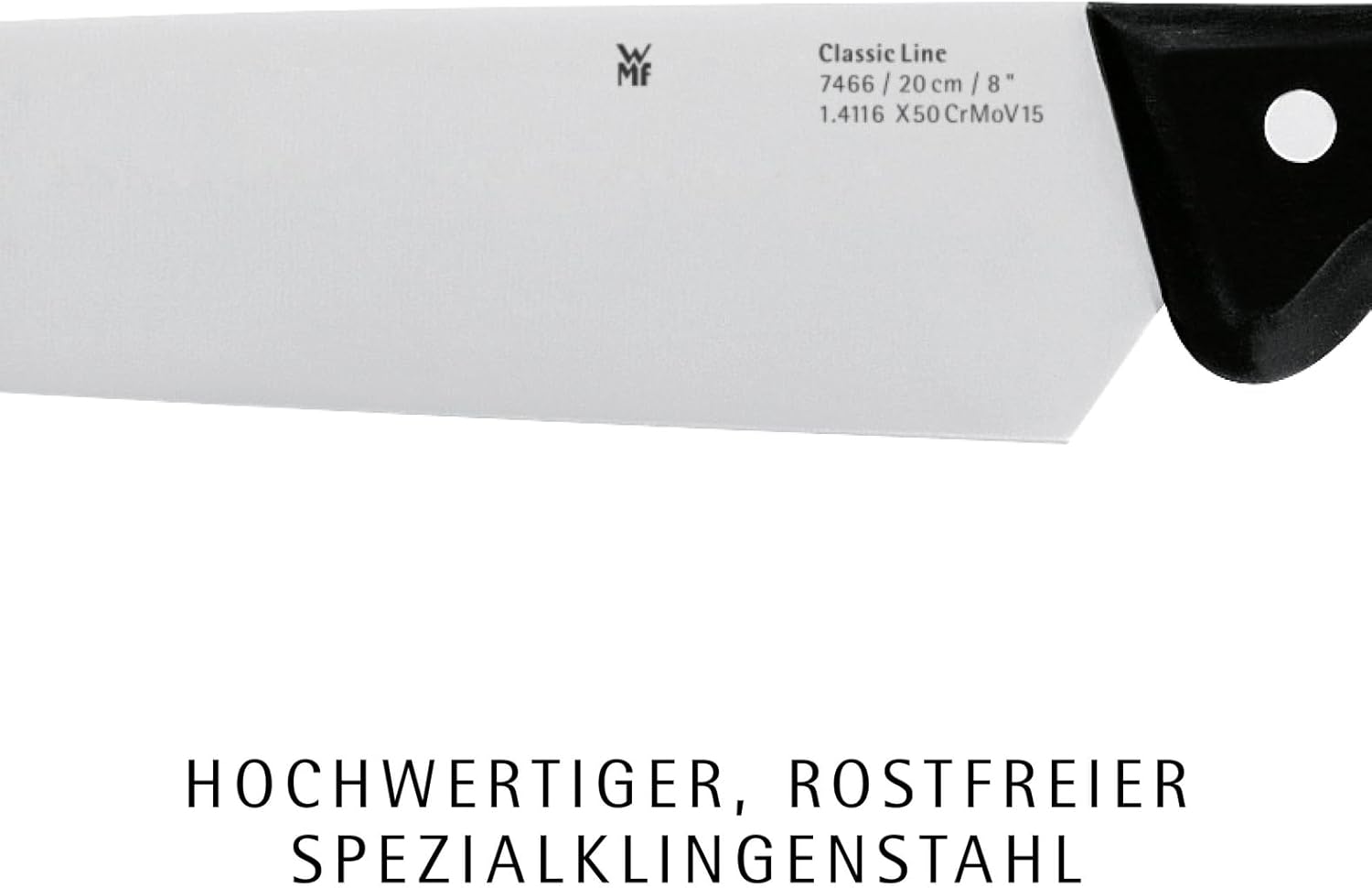 Thumbnail 1 de WMF Classic Line Brotmesser mit Doppelwellenschliff – 34 cm, Klingenlänge 21 cm
