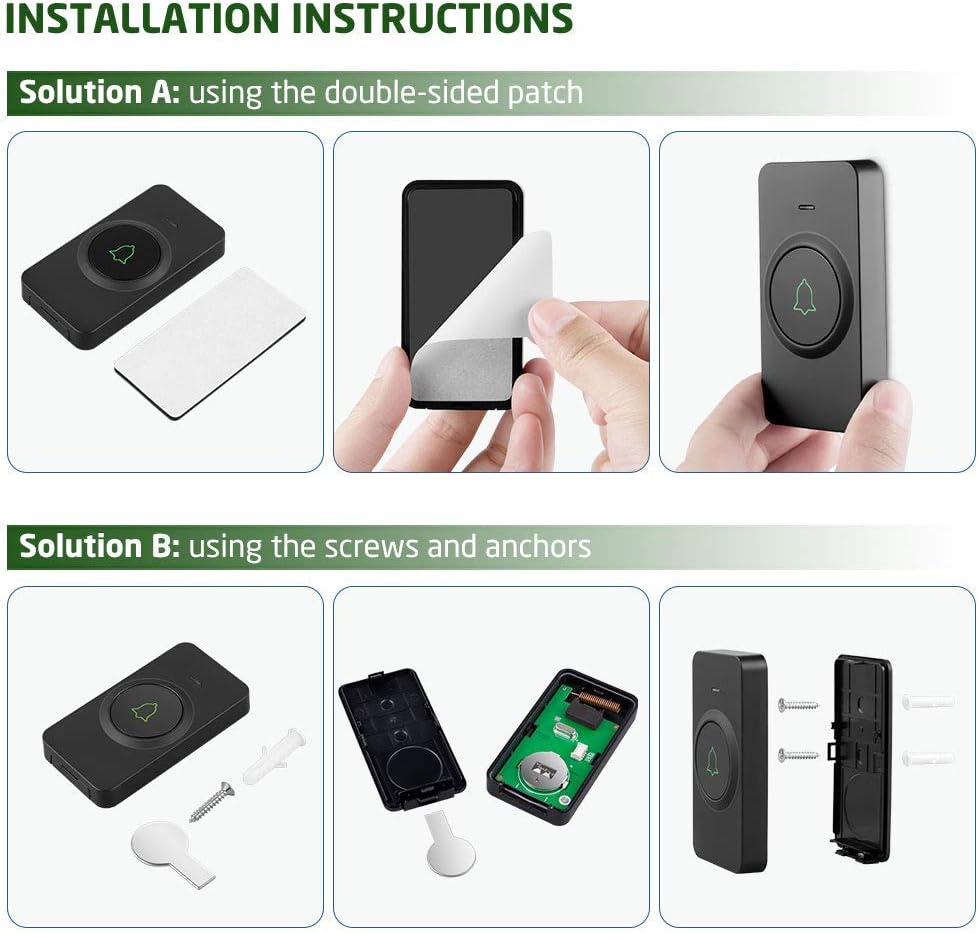 Thumbnail 6 de AVANTEK wireless doorbell 1000ft long range