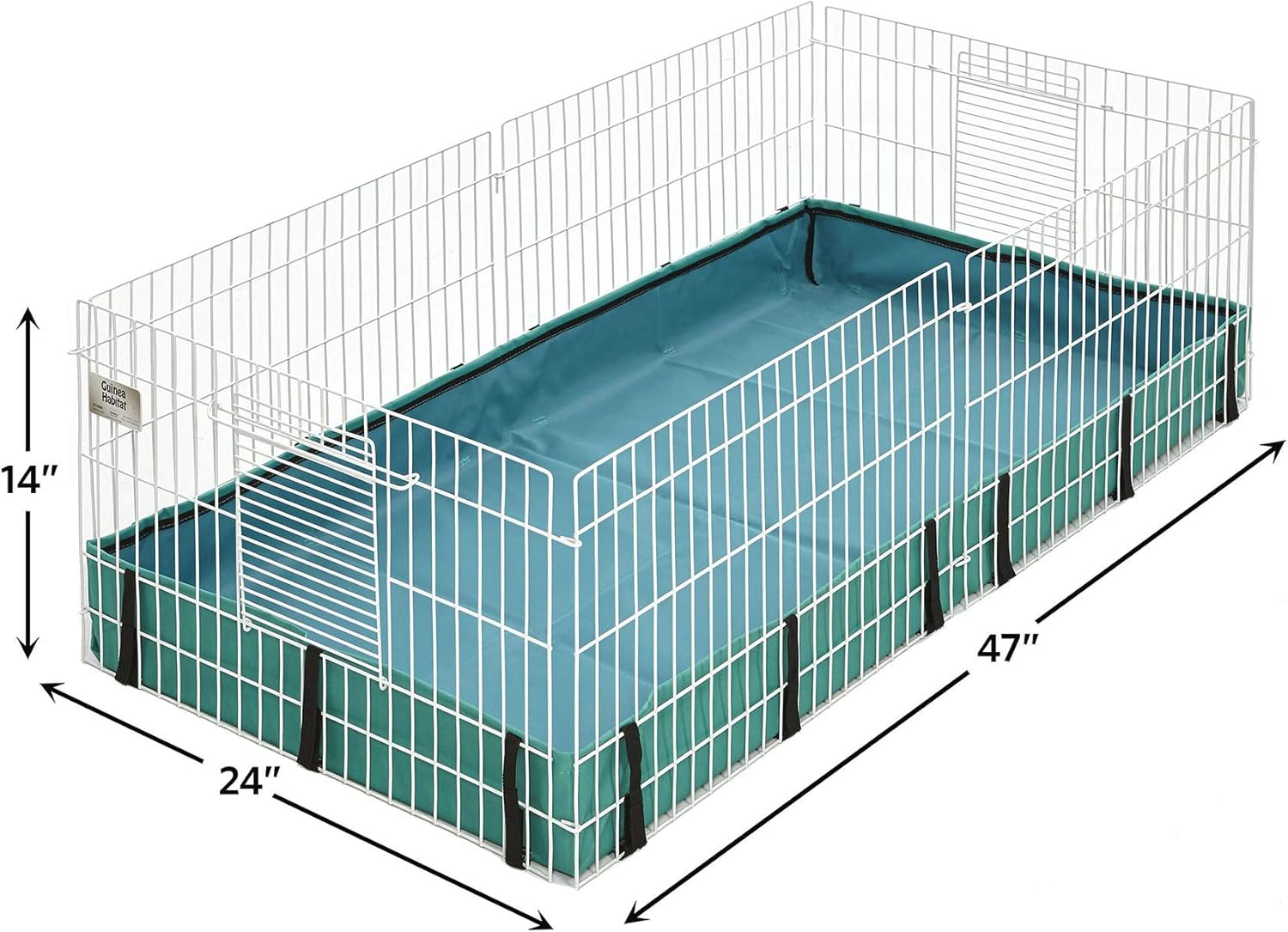 Detalle de MidWest Homes for Pets Gabbia per cavie 171GH: habitat espandibile in PVC lavabile, sicuro e pratico