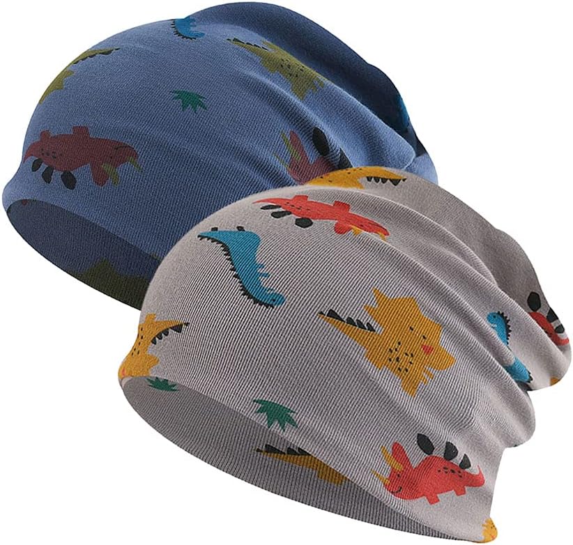 Detalle de FUYAO dinosaur beanie hat 2 pack