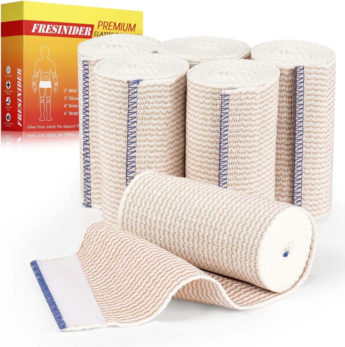 Detalle de Fresinider 6-Pack Elastic Bandage ⚙