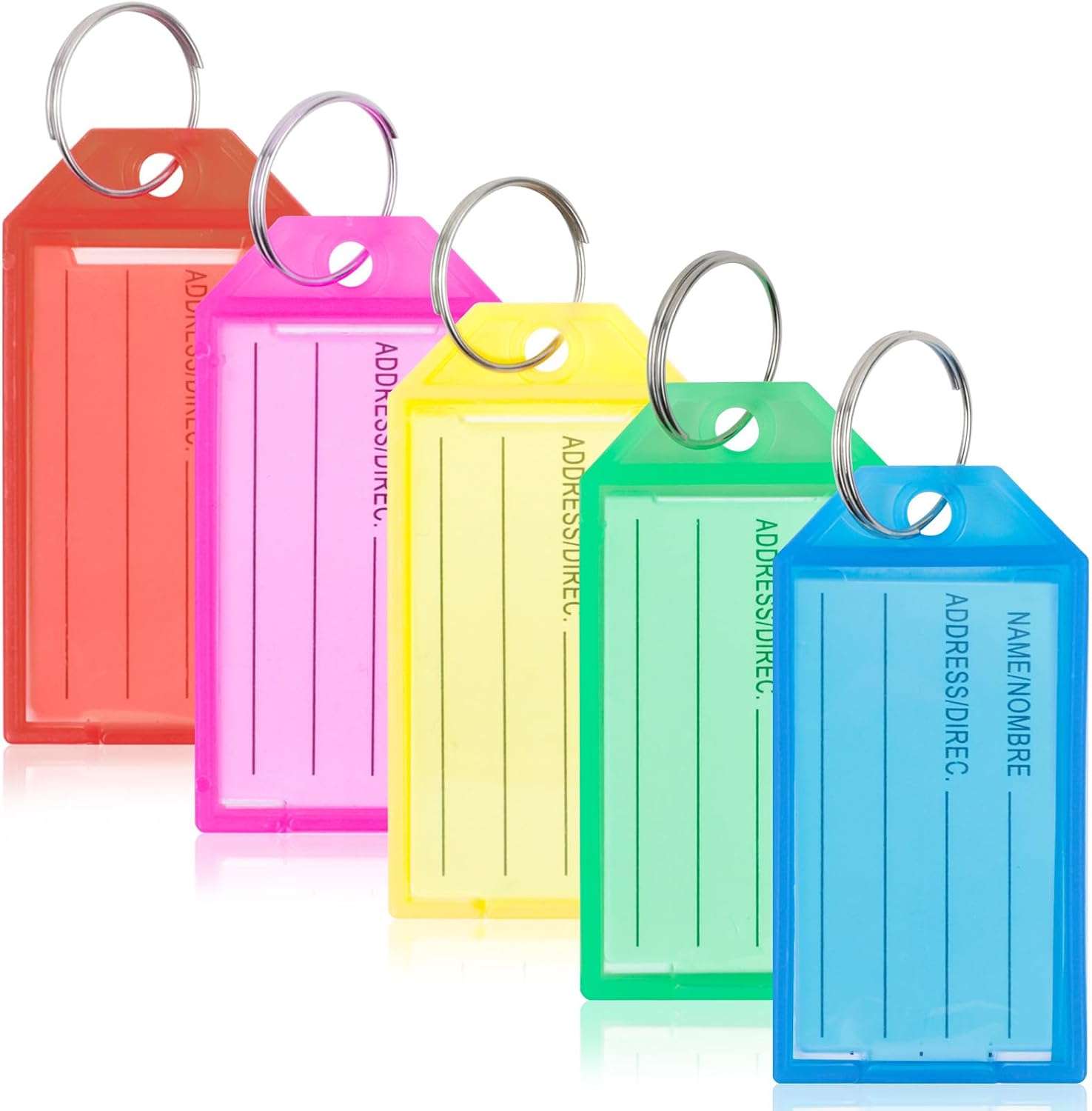 Cozary Targhette Portachiavi 20 Pezzi 5,7x2,9 cm 🔑