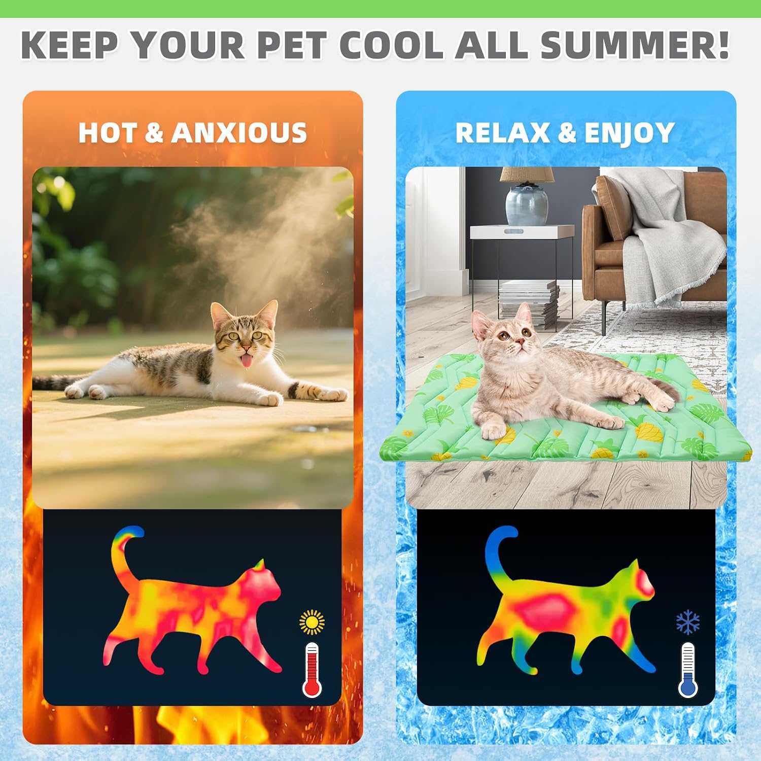 Thumbnail 1 de KOOLTAIL Dog Cooling Mat L