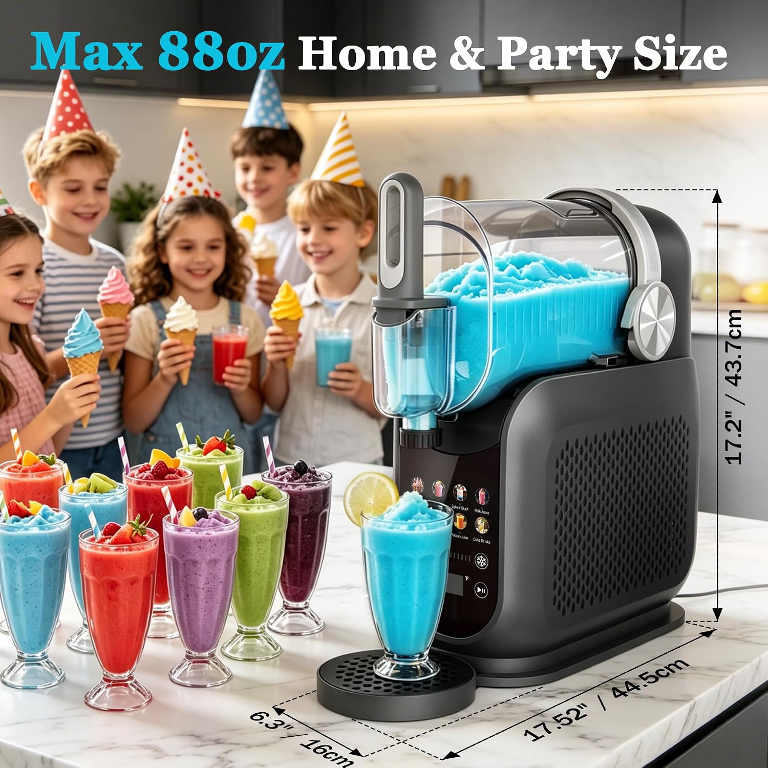Detalle de Ray Bear Slushie and Soft Serve Maker 2.6L