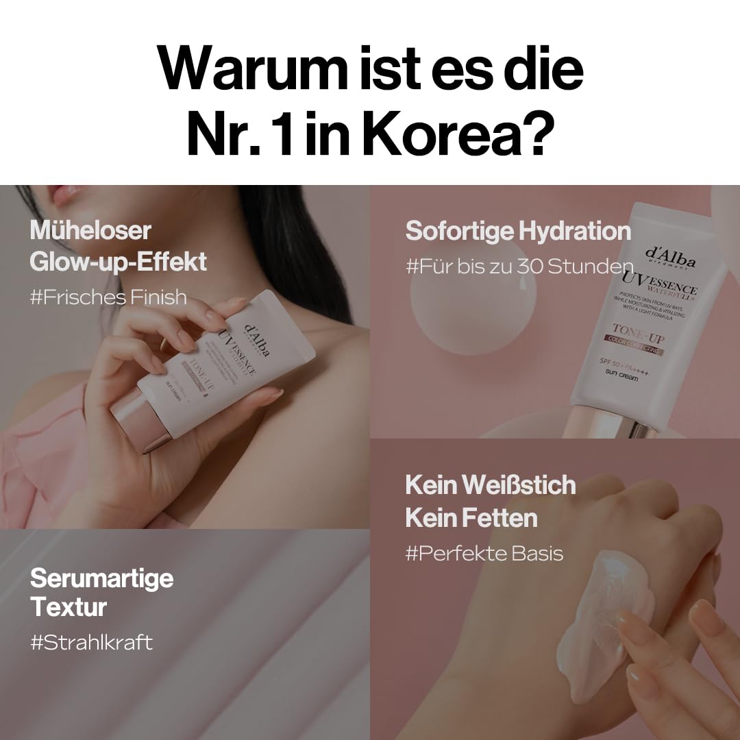 Thumbnail 3 de d'alba Piedmont Waterfull Tone-up Sunscreen LSF 50+