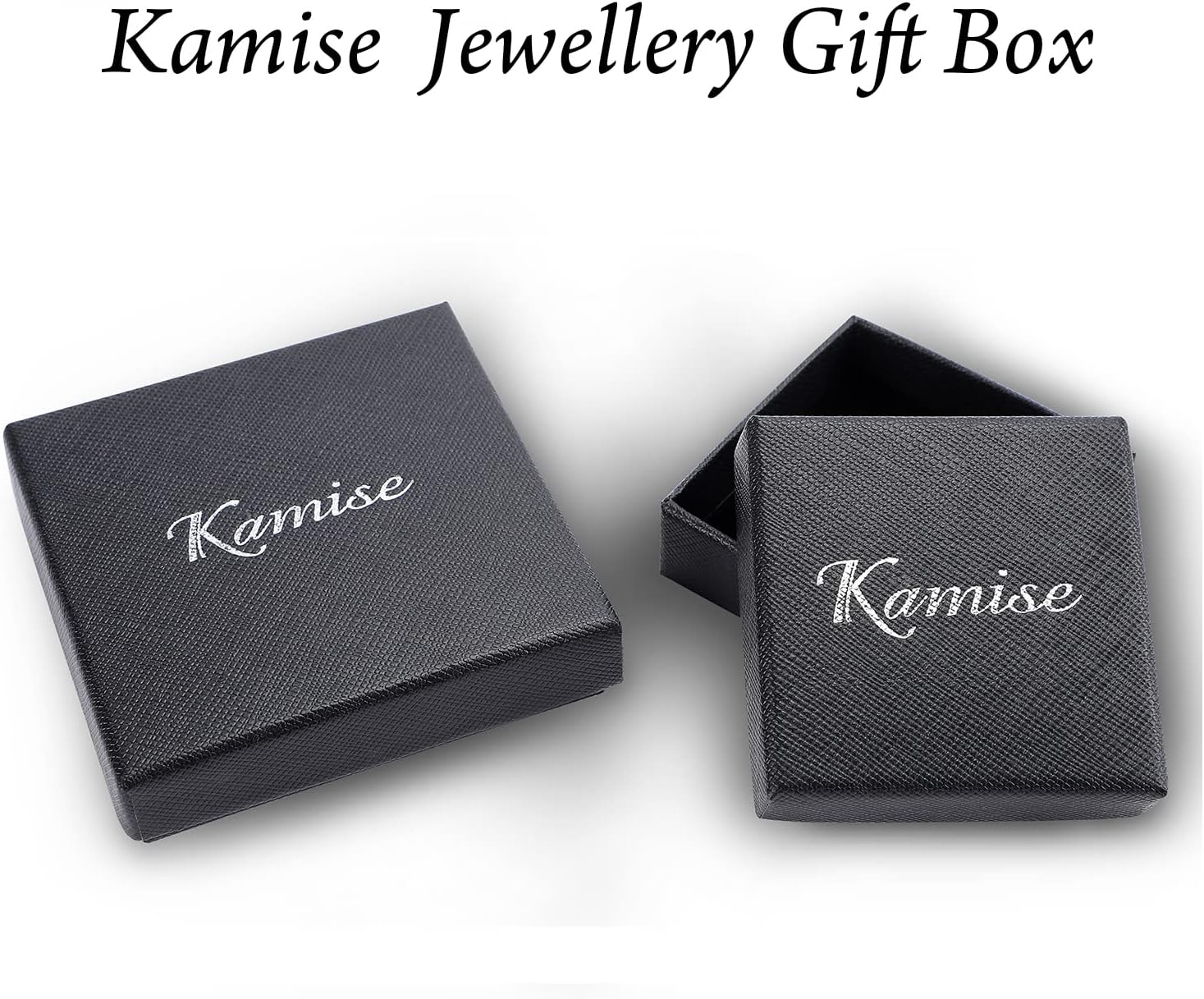 Thumbnail 6 de Kamise Ohrstecker aus Sterling Silber 925 mit Stern & Mond, Zirkonia, 8 mm – hypoallergen für Damen und Kinder