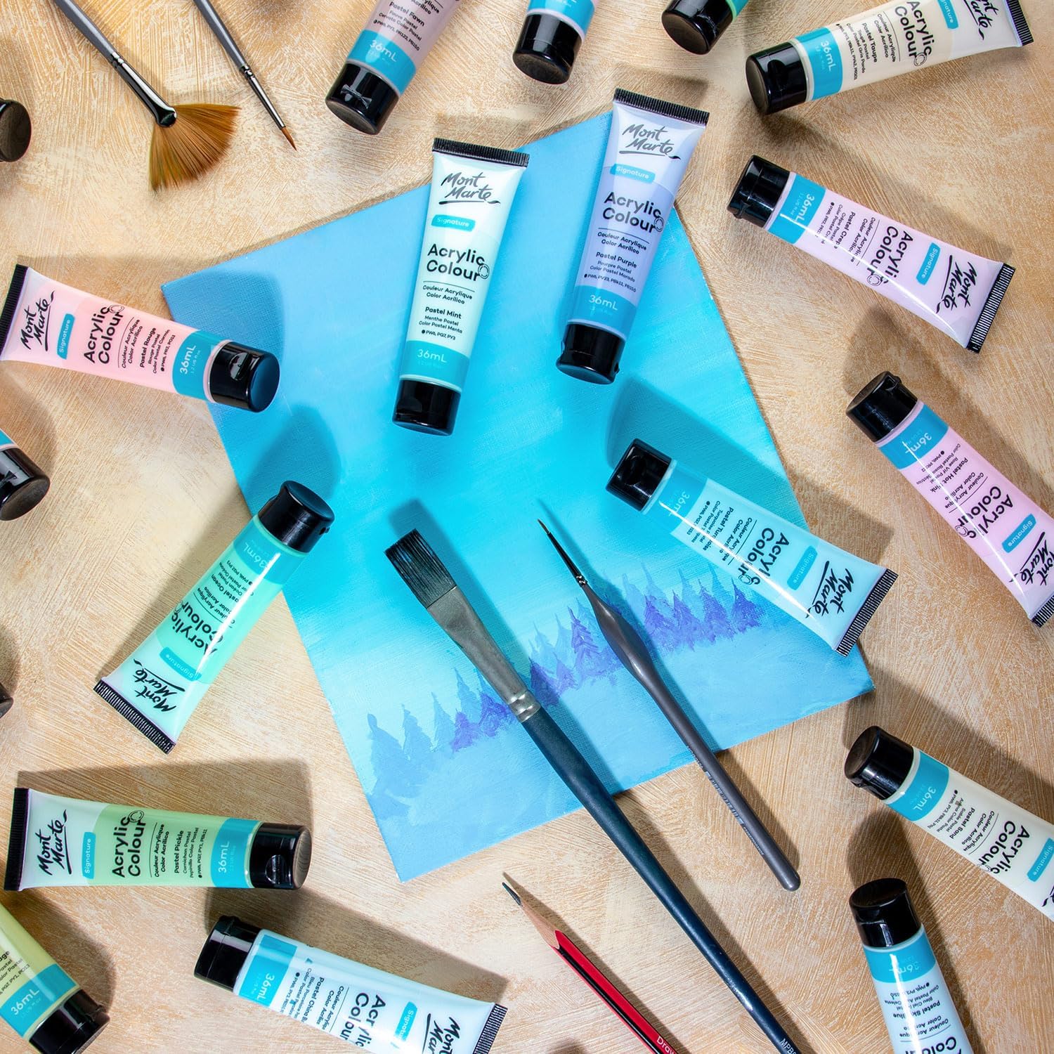 Thumbnail 6 de MONT MARTE Signature Pastel Acrylics 24 x 36ml