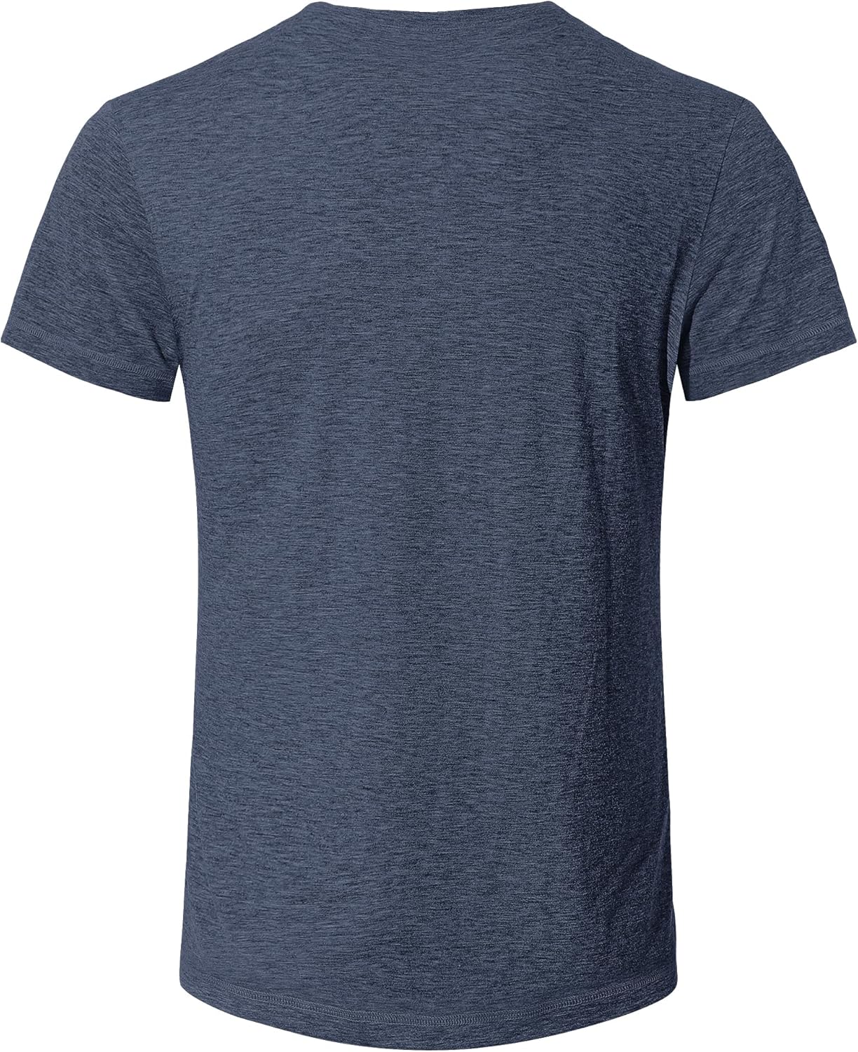 Thumbnail 3 de TARAINYA Herren Baumwolle Kurzarm Rundhals T-Shirt – Einfarbig, mit Brusttasche, M–4XL