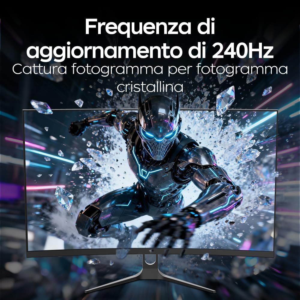 Thumbnail 2 de KTC H32C5 Monitor Gaming Curvo 32” 240Hz FHD VA 1500R HDR10 (1ms MPRT) con FreeSync