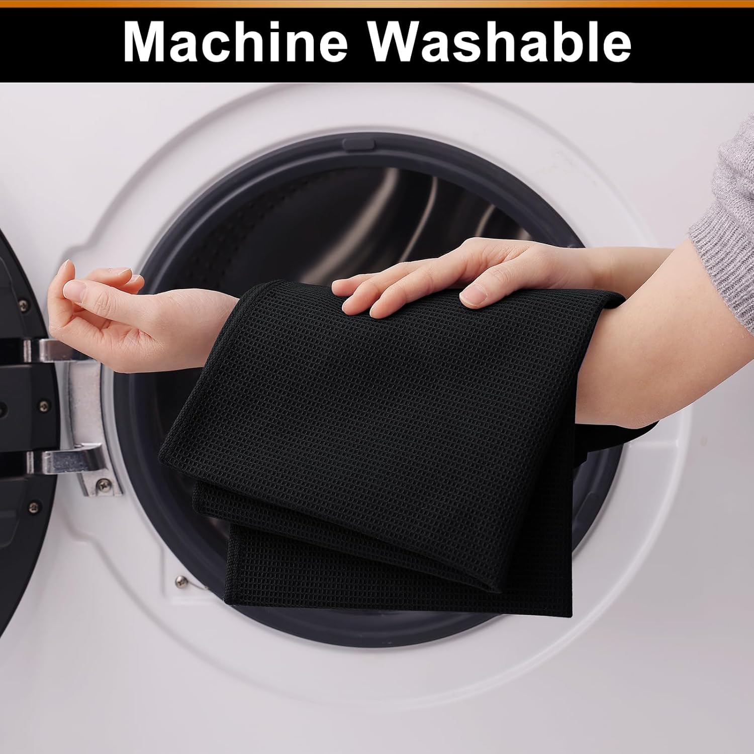 Thumbnail 4 de Homaxy 100% Cotton Kitchen Towels 16 x 26 inches 🍽