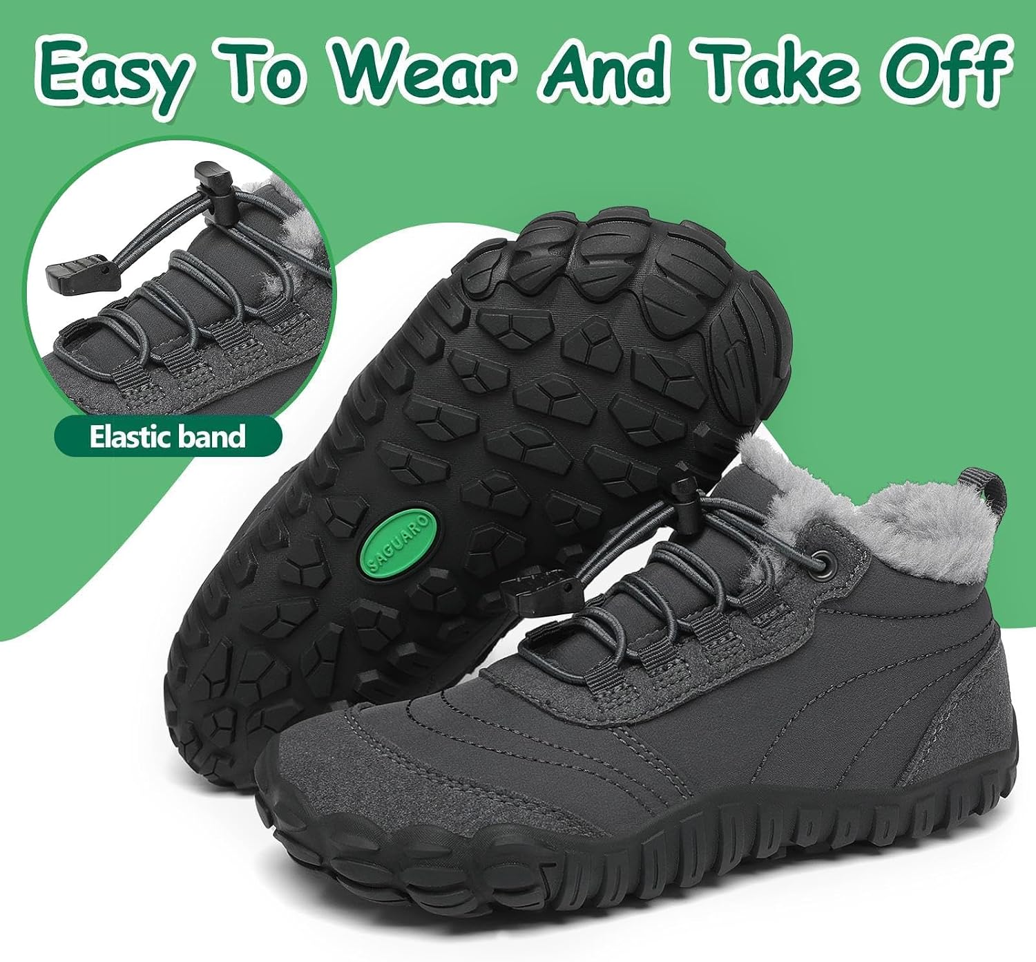 Thumbnail 5 de Bambini Barefoot Scarpe Invernali Doposci GR.26-36