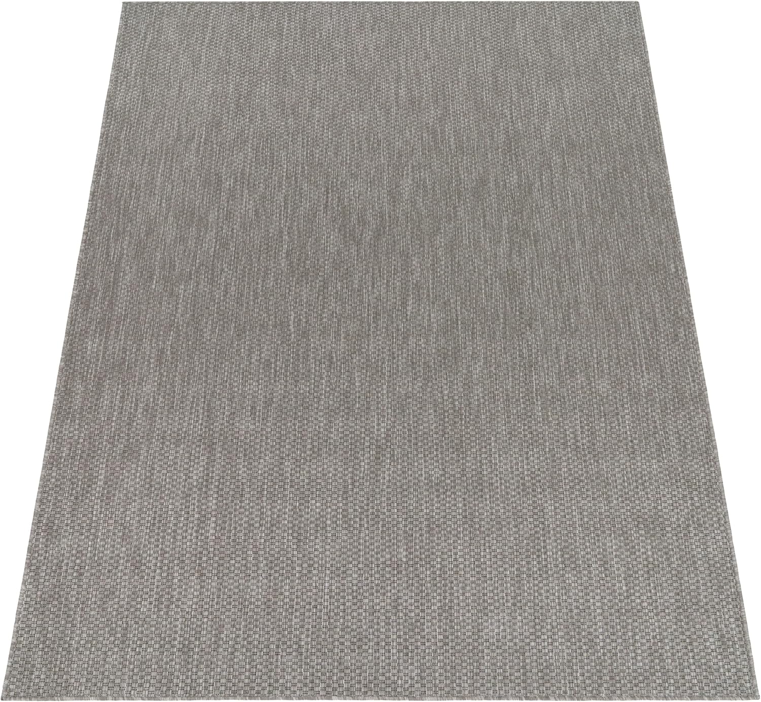 Thumbnail 6 de Paco Home Outdoor Teppich Flachgewebe in Sisaloptik (meliert, einfarbig) wetterfest – 160 x 220 cm, Grau