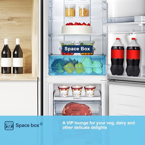 Thumbnail 7 de Fridgemaster MC55251DE 55cm Freestanding Fridge Freezer with Water Dispenser (256 L)