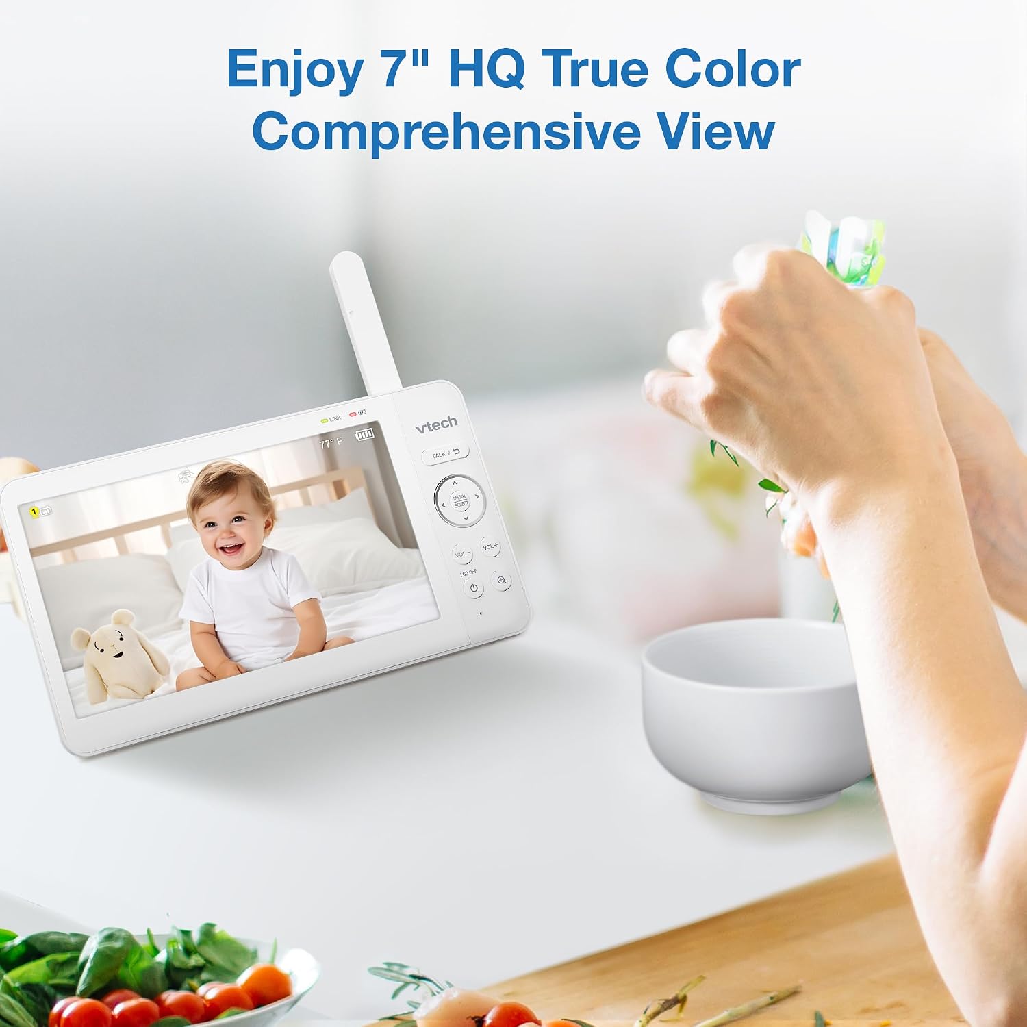 Detalle de VTech Baby Monitor with 7-Inch IPS Screen