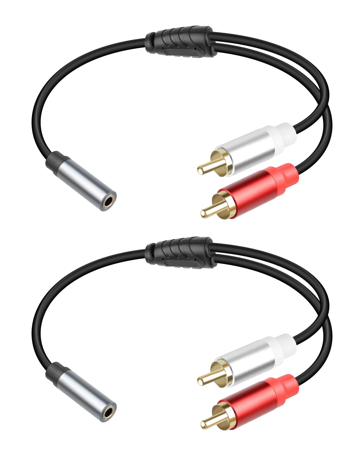 Detalle de RIIEYOCA 3.5mm to 2 RCA Y cable 1ft