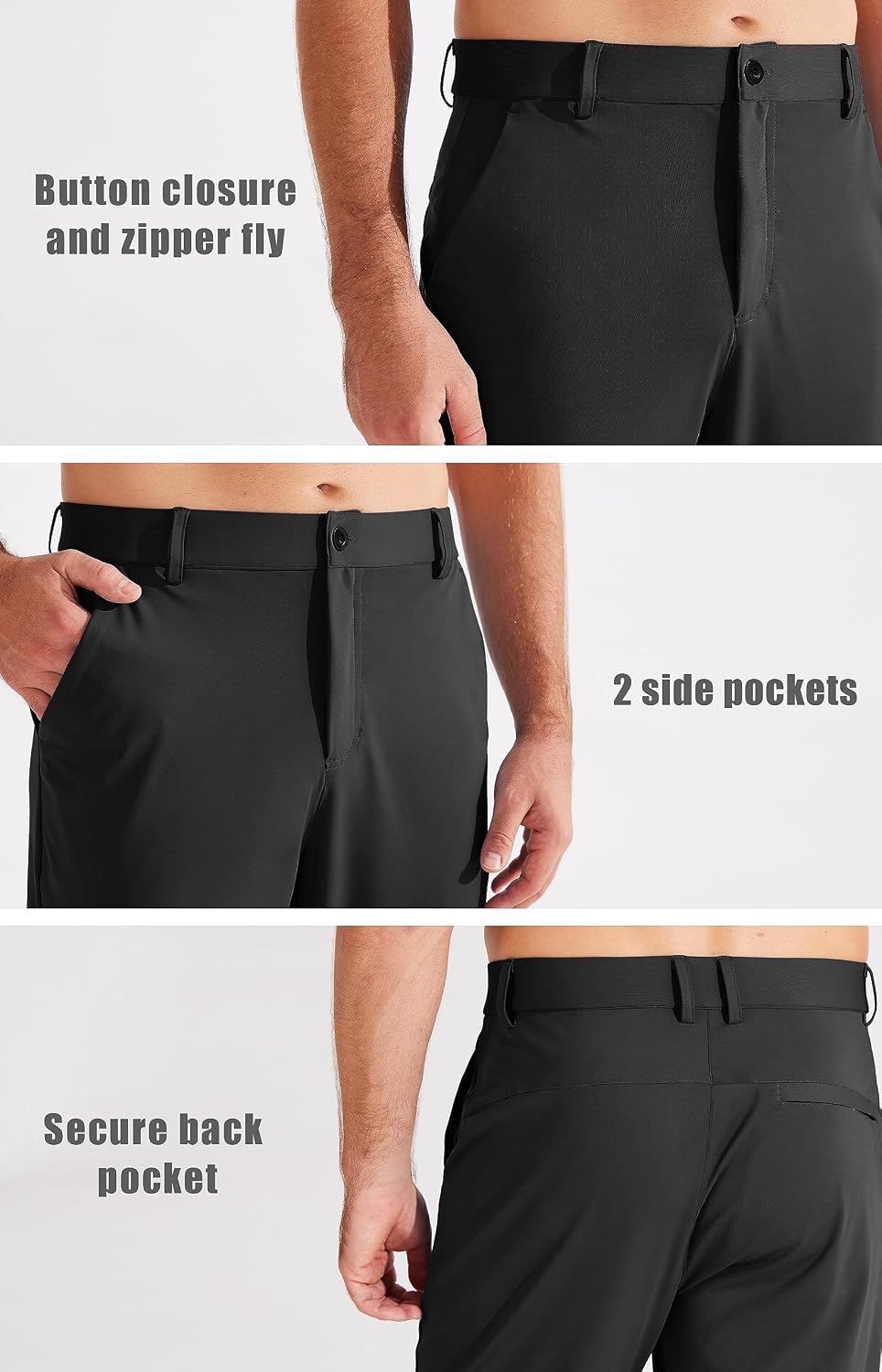 Detalle de Pantalon de golf stretch slim Libin 4D