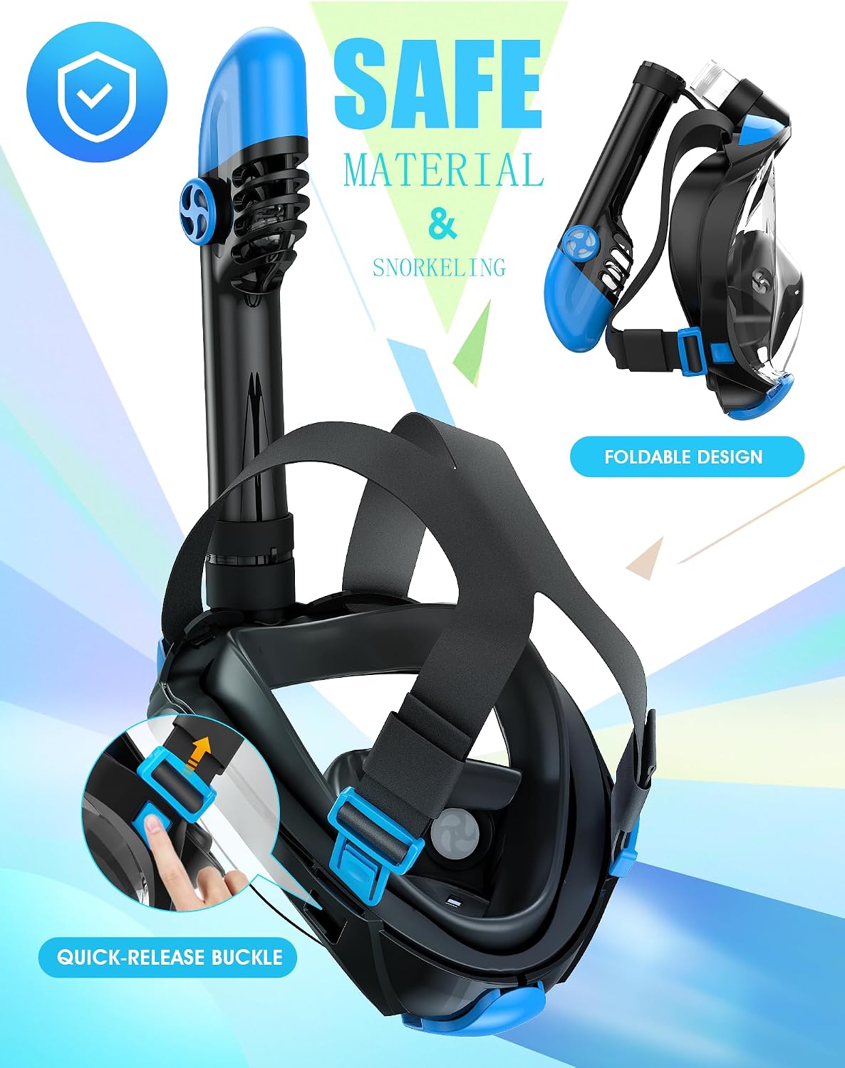Detalle 2 de Greatever Full-Face Snorkel Mask G2