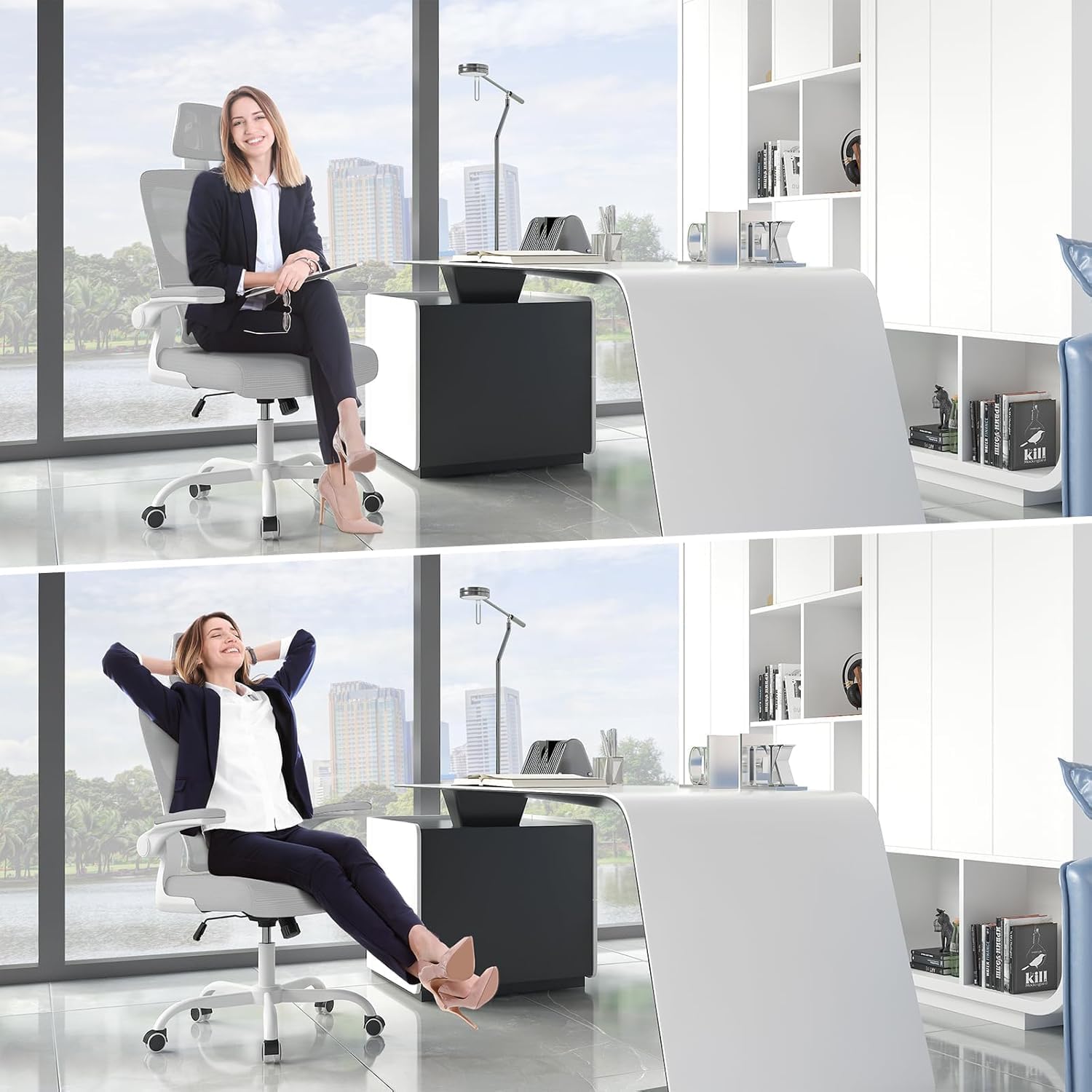 Thumbnail 4 de naspaluro Ergonomischer Bürostuhl 136 kg 💺