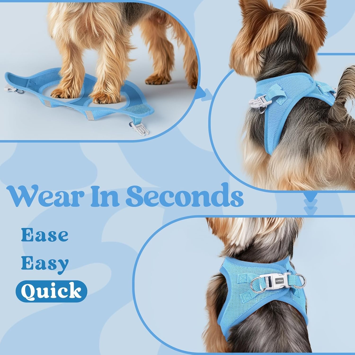 Thumbnail 4 de rabbitgoo Dog Harness XS, Step-in Pet Vest