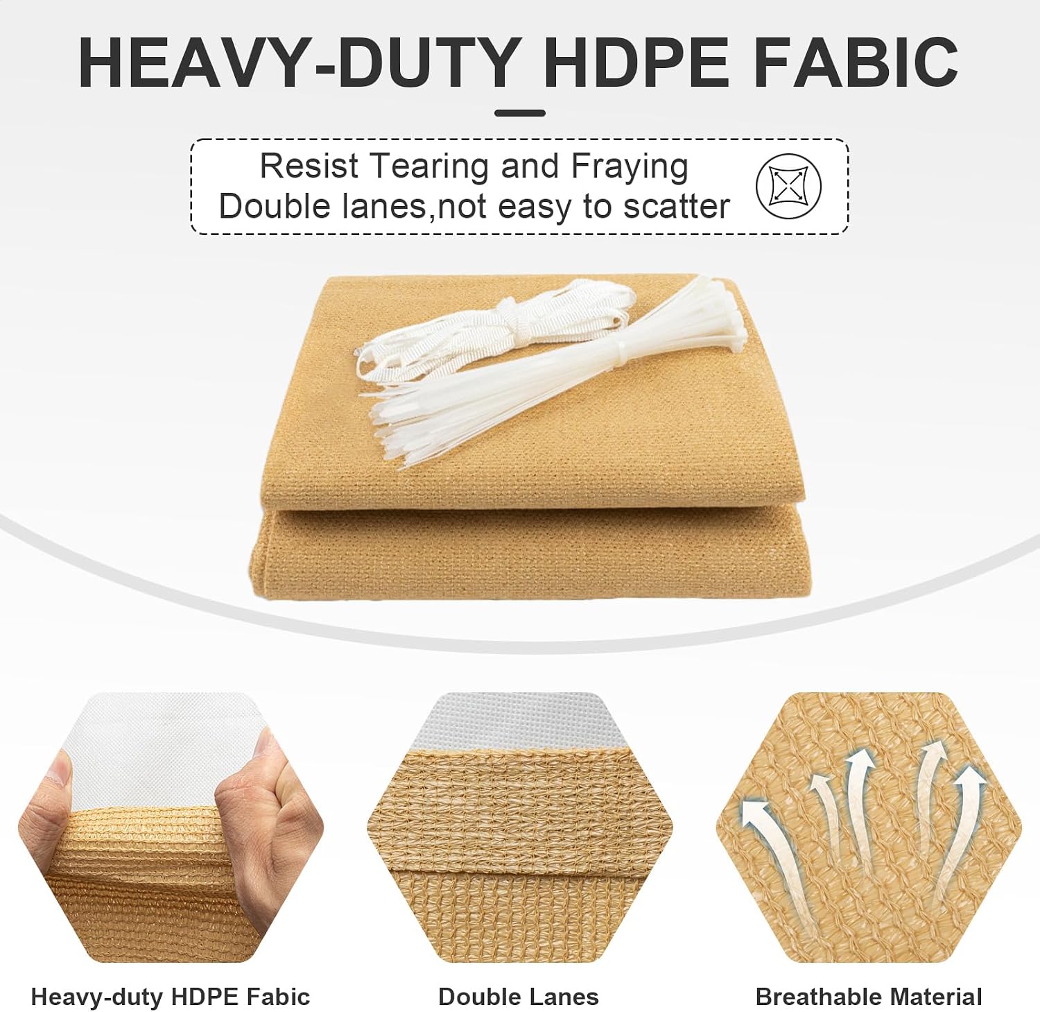 Detalle 1 de Cool Area Shade Cloth 10x20 ft