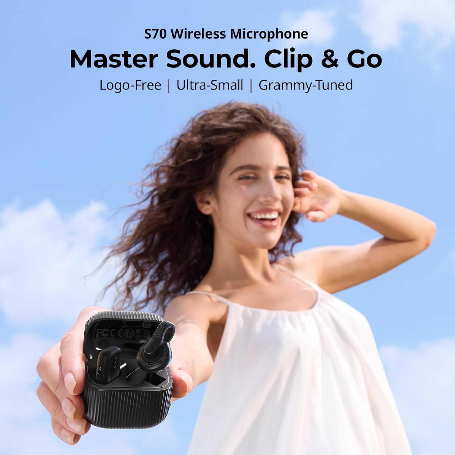 Thumbnail 6 de SMALLRIG S70-C1 (5718) trådlös USB-C-mikrofon med laddningsetui