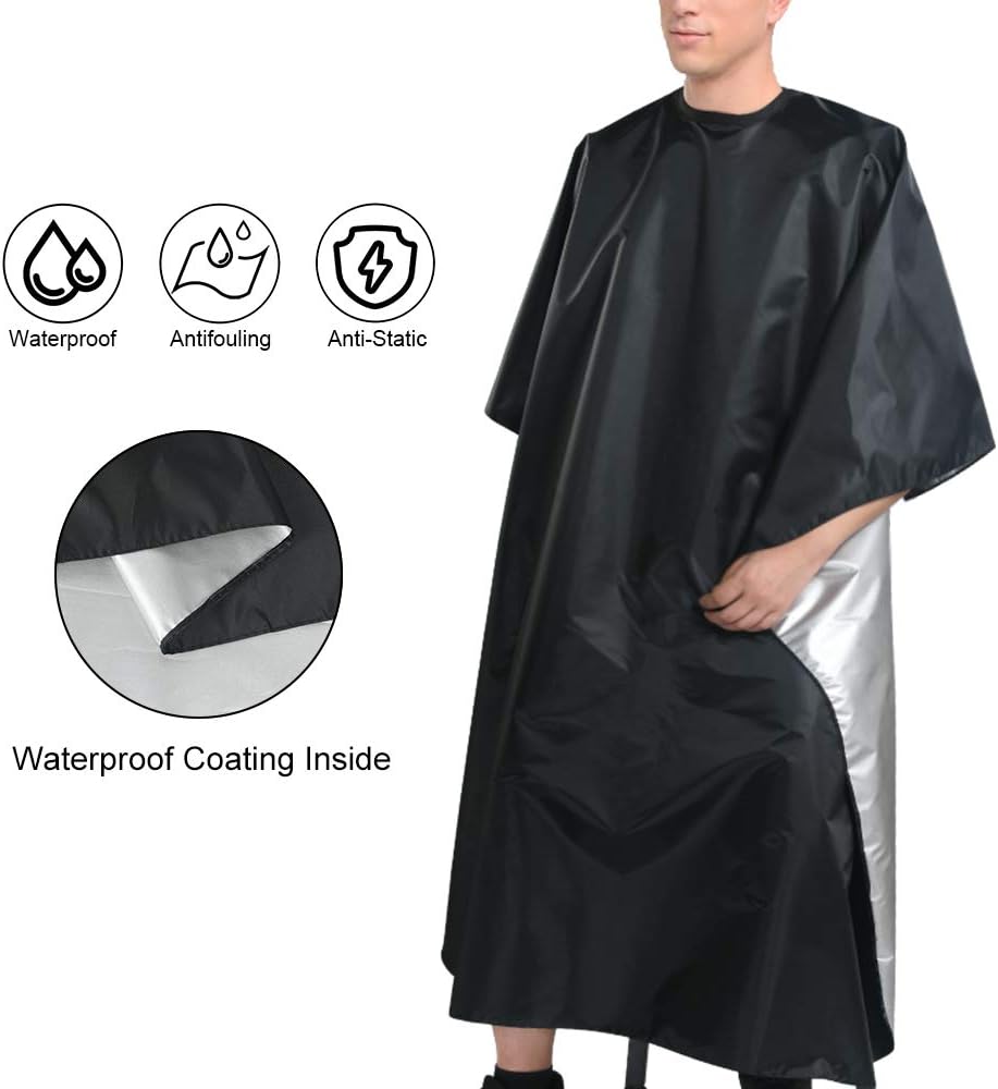 Detalle de URAQT C-QX-ZYLFWQ200819-FBA kapperscape, waterdicht nylon en volledige lengte