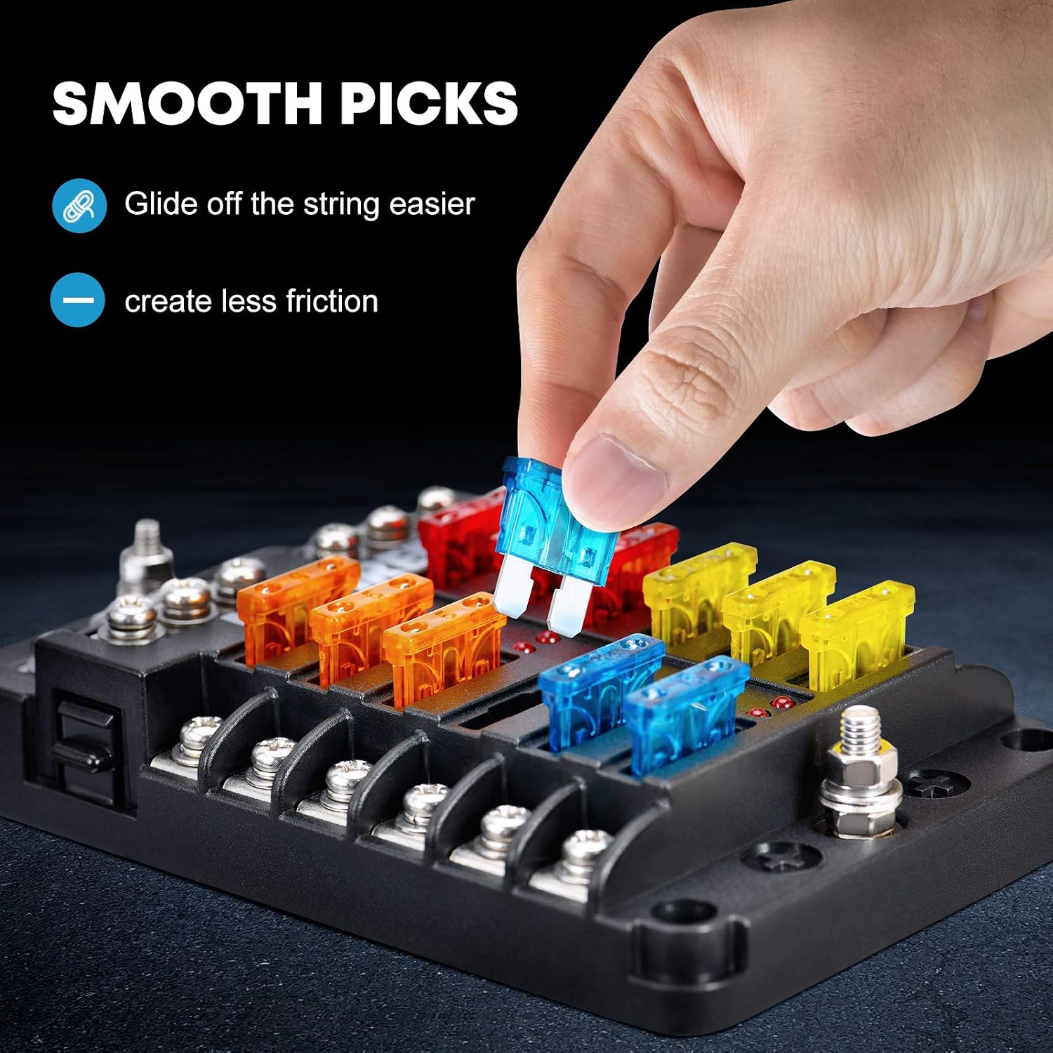 Thumbnail 3 de Kohree 12 Way 12V fuse box with LED