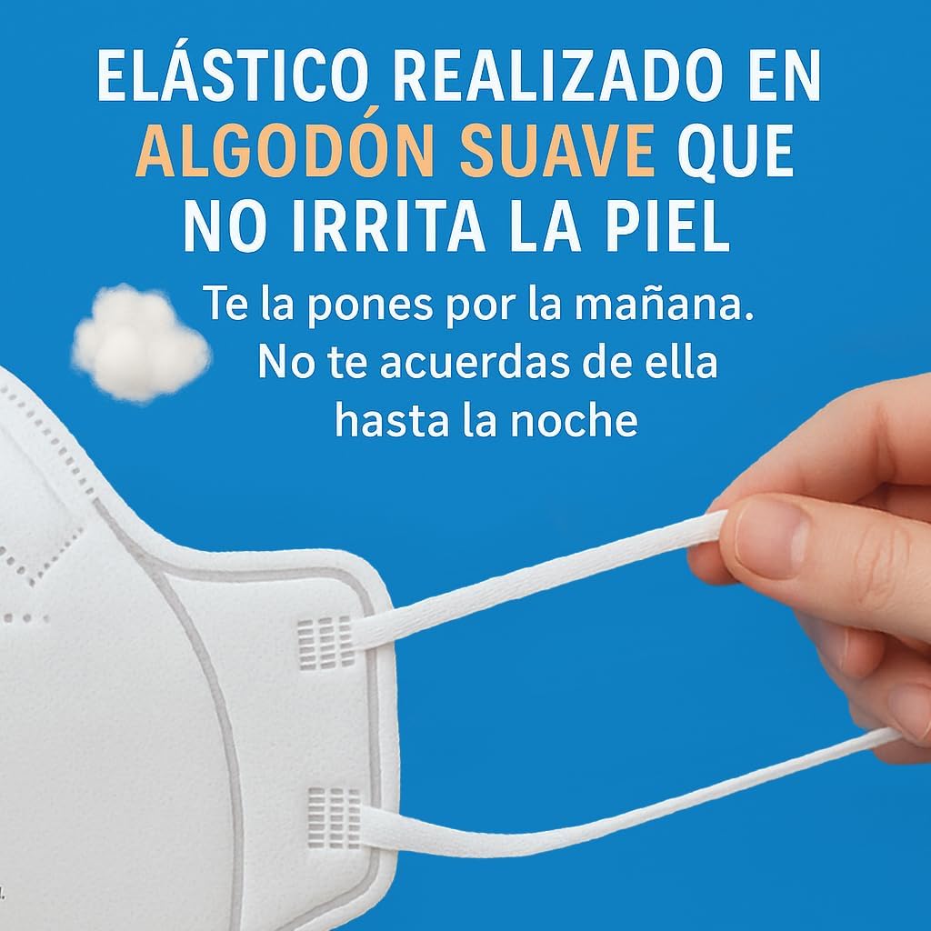 Detalle 2 de Mascarillas FFP3 sin válvula 20 unidades
