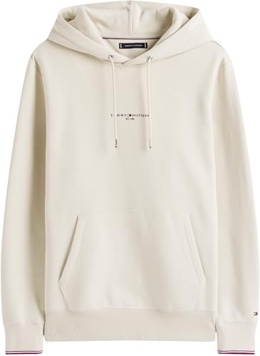 Detalle 2 de Tommy Hilfiger Sudadera capucha Marfil M, 63% algodón