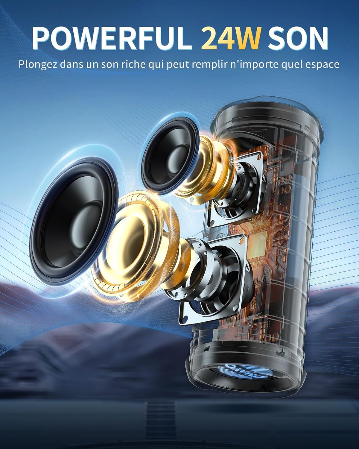 Detalle 2 de OHAYO Enceinte Bluetooth 24W