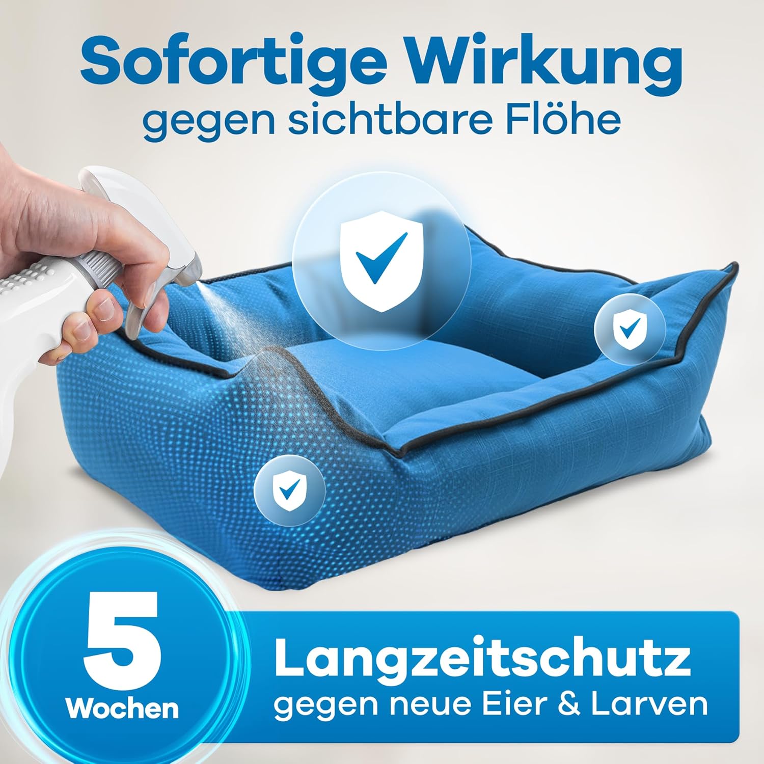 Detalle 2 de Flohspray 1000 ml für Wohnung und Möbel